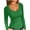 Green, variant on Womens Long Sleeve Tops Tunic Fitness Casual Sports Gym Workout Shirts Solid Color Summer Fashion