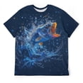 thumbnail image 3 of LAOLIUSN Men's Fishing Graphic T-Shirt, Bass Fish Water Splash Tee, Outdoor Short Sleeve Fishing Shirt, S-4XL, 3 of 7