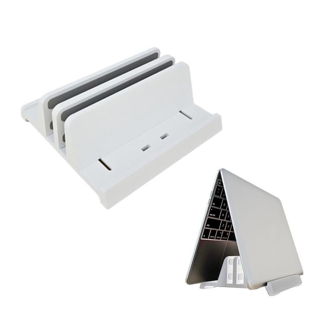 MesaSe Vertical Laptop Stand Laptop Stands and Holders for Desk Slot Laptop Computer Holder 3 In 1 Desktop Stand Compatible with Laptops Tablets and Phones dutiful
