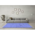 thumbnail image 3 of Ahgly Company Indoor Rectangle Abstract Blue Modern Area Rugs, 6' x 9', 3 of 4