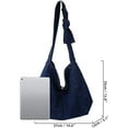 thumbnail image 7 of CoCopeanut Denim Shoulder Bag for Women Hobo Tote Bag Crossbody Bag Large Capacity Handbag Casual Purse, 7 of 7