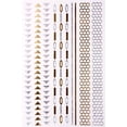 thumbnail image 1 of Metallic Temporary Tattoos - Honeycombs and Arrows, 1 of 2