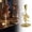 A, variant on Cupid Metal Tall Candle Holder - High Footed Valentine's Day Centerpiece, Romantic Table Decor for Anniversary, Wedding & Elegant Home Celebration(7Inch)