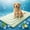 Green, variant on Cooling Mat for Dogs, 48"x28" Self-Cooling Dog Bed with Arc-Chill Technology 3.0, Non-Slip Washable Pet Cooling Pad for Small & Medium Dogs, Indoor Outdoor Kennel Floor Use