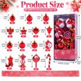 thumbnail image 3 of Velmasee 30PCS Shatterproof Christmas Tree Ornaments Set - Assorted Shapes Hanging Christmas Ball Ornaments Baubles Set with Strings for Holiday Xmas Tree Home Party Decor, 3 of 7