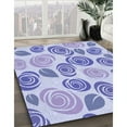 thumbnail image 2 of Ahgly Company Indoor Rectangle Patterned Heavenly Blue Area Rugs, 7' x 9', 2 of 6
