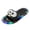 Black, variant on Women's Sensor Light Up Slippers Cartoon Eyes LED Slides Motion Activated Glow Sandals for Indoor & Outdoor Wear(Pink,Size 9)