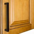 thumbnail image 2 of GlideRite 6.25 in. Center Solid Square Bar Cabinet Pull, Matte Black, 2 of 4