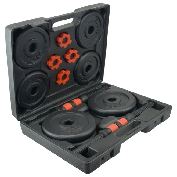 Juego De Mancuernas Acero Recubiertas De Abs Gim Sports Juego15