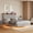 Gray, variant on Twin Upholstered Bed Frame with Storage Drawer, Velvet Headboard, Princess Platform Bed, No Box Spring, White