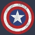 thumbnail image 2 of Junior's Marvel Captain America Distressed Shield  Racerback Tank Top Indigo 2X Large, 2 of 4