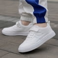 thumbnail image 2 of enyan Sneakers Girls Running Shoes Lightweight Sport Running Shoes for Girls (Toddler/Little Kid/Big Kid) White,2.5, 2 of 7