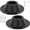 A Black, variant on Post Bases 2 Pack Tapered Pole Mounts 4-Hole Fixing Bases for Rv Camper Yacht Table Mounting with Stainless Steel Screws Metal Wall Ceiling Surface Mounting Supports for Furniture