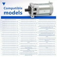 thumbnail image 7 of 136-7880 Starter Motor for 2P77F Engines Compatible with Toro Timecutter and More Replaces 133-1564 127-9209 133-9828, Replacement for Predator 708cc 22hp Vertical V-Twin Engine 62879, 7 of 7