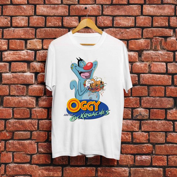 Oggy and the Cockroaches T-Shirt Unisex 100% Cotton Tee S-4XL YI171