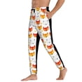 thumbnail image 3 of Kdxio Cute Fox with Heart Pattern Joggers,Sweatpants for Men with Pockets-X-Large, 3 of 5