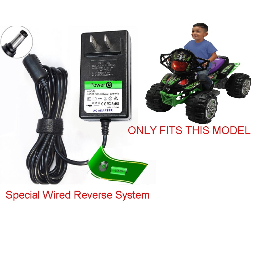 12V Circle Charger for 12V Monster Jam Grave Digger ATV Quad Ride ON