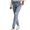 Blue, variant on Sngxgn Jeans for Women Ripped High Waisted Classic Flared Denim Pants(Blue,S)