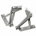 thumbnail image 2 of 2pcs 80 Degree Metal Sprung Hinges Cabinet Door Lift Up Stay Flap Top Support, 2 of 9