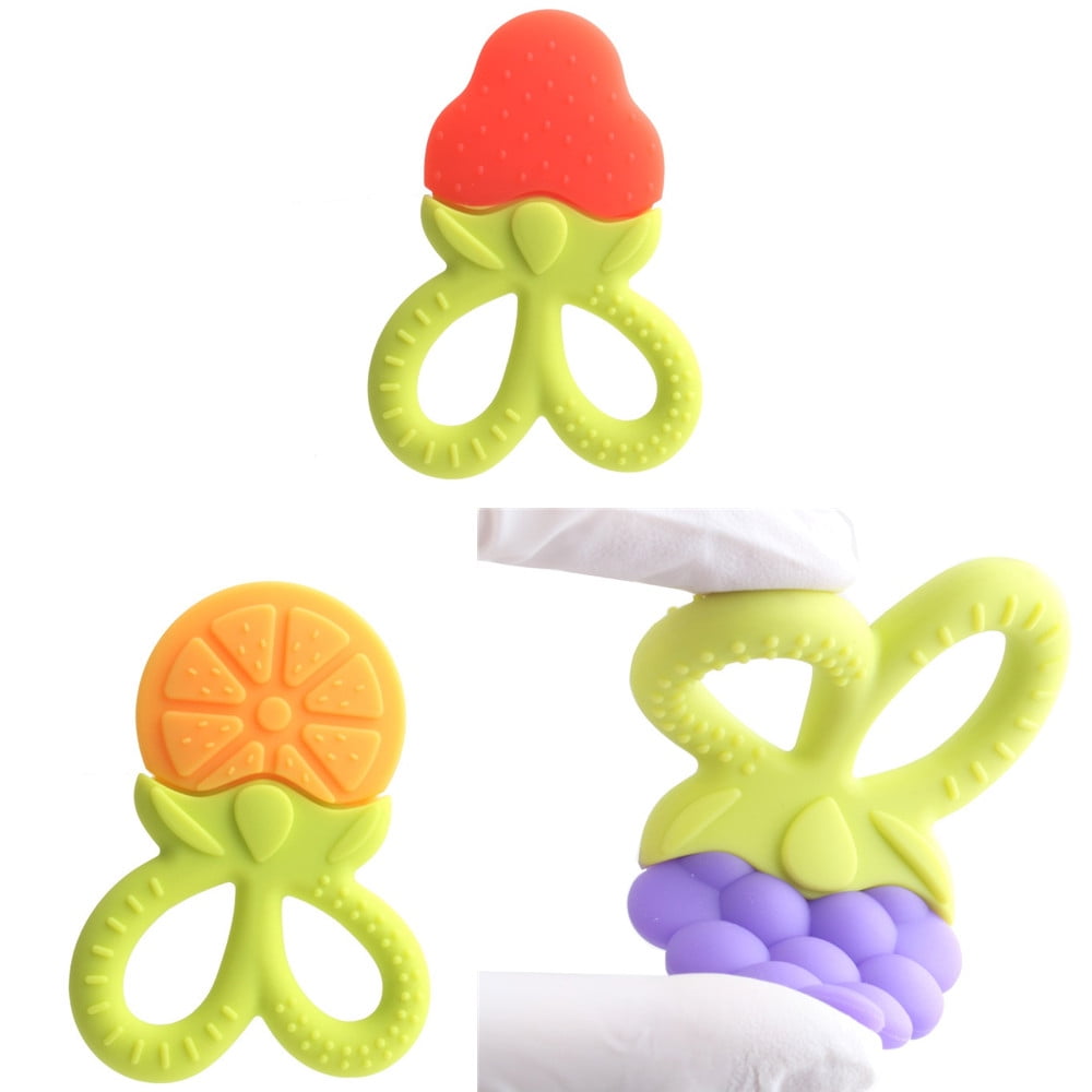 1/3Pcs Infant Baby Toys Wood Teether Teething Accessories Shower Gift 25 Pattern 