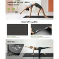 thumbnail image 5 of Extra Large Yoga Mat, 78x54 Inches, Thick & Durable Non-Slip Exercise Mat, Eco-Friendly TPE Foam Workout Mat for Home Gym, Yoga, Pilates, Stretching and Meditation, 5 of 7