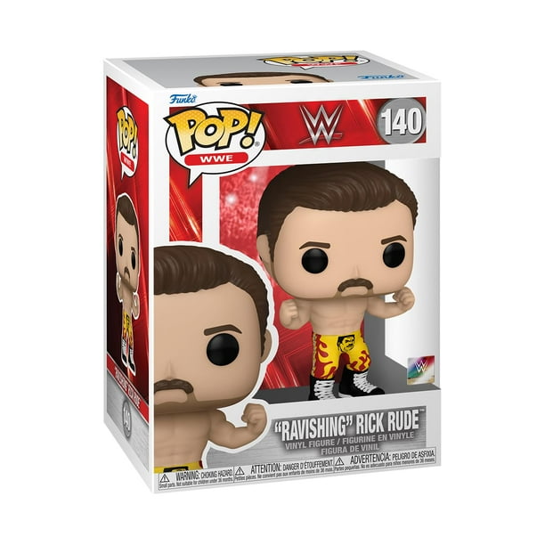 Figura de acción Funko Pop! El 60 aniversario de la WWE: ¡Encantador Rick Rude!