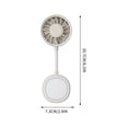 thumbnail image 4 of Clip On Mini Fan,Dual Purpose Magnetic and Clamp Base Enables Flexible Multi Spot Fixation,Rechargeable Three Speed Portable Cooling Fan for Youngster Desk Bedside and Outdoor Stroller Cooling, 4 of 6