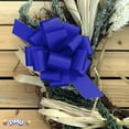 thumbnail image 6 of PMU Pull String Bows - Gift Bows for Wedding, Birthdays & Anniversaries - Ribbon Bows for Flowers & Basket Decoration - Large Bow for Gift Wrapping - 5 Inch 20 Loops Royal Blue - (3/pkg)Pkg/1, 6 of 6