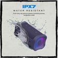 thumbnail image 4 of Lifeworks Terrain 2 Bluetooth Speaker, IPX7 Water Resistant, 14H Battery, Multi-Link, LED Light Show, Portable, 4 of 6