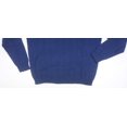 thumbnail image 3 of Club Room Chandail en Tricot Côtelé pour Hommes, Bleu, Petit, 3 of 4