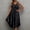 Black, variant on Women's V Neck Ice Silk Slip Nightgown Spaghetti Strap Satin Like Sleep Dress Soft Breathable Lightweight Summer Nightshirt Elegant Lounge Homewear Comfortable Sleepwear