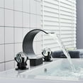 thumbnail image 4 of Senlesen Brass Orb Waterfall Bathroom Faucet, 4 of 9