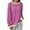 Hot Pink #01, variant on Busydd Womens Sweatshirts Crewneck Striped Pullover Sweatshirt Fashion Casual Fall Sweatshirts for Women Long Sleeve Loose Oversized Sweatshirt Plus Size Sweatshirt S-6XL