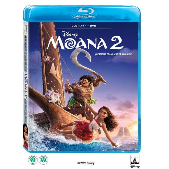 Moana 2 - Bilingual - BD/DVD Combo