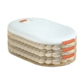 thumbnail image 1 of Dumpling Storage Box Large Capacity Timing Preservation Refrigerator Dumpling Food Storage Container Household Supply, 1 of 12