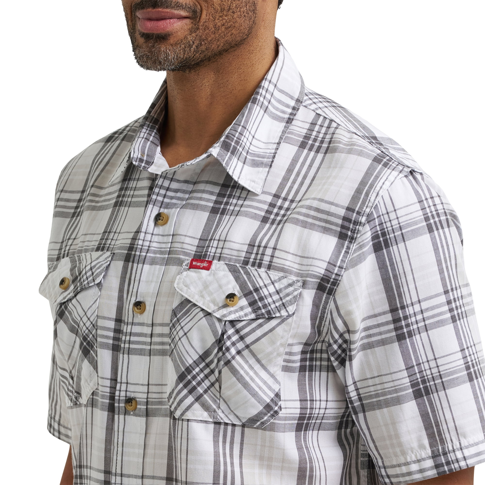 Chemise tissée à manches courtes pour hommes Wrangler
