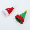 thumbnail image 4 of RomaMX 6 piezas Mini gorros de elfo de Navidad Diseño Sombreros de piruleta Decoraciones Sombreros de embalaje de dulces no tejidos Suministros de Navidad para tienda en casa (estilo aleatorio), 4 of 7