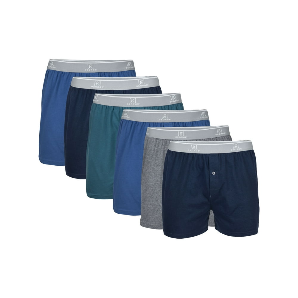 Men's Knit Boxers, 6Pack