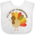 thumbnail image 3 of Inktastic It's My 1st Thanksgiving Boys or Girls Baby Bib, 3 of 4