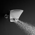 thumbnail image 2 of PULSE ShowerSpas 2056-CH PowerShot Air-Infused Curved 3-Pattern Showerhead, 8", Polished Chrome Finish, 2 of 3