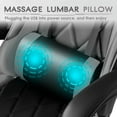 thumbnail image 3 of Homall Gaming Chair Massage Office Chair Computer Racing Chair High Back PU Leather Chair with Footrest, Gray, 3 of 8