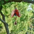 thumbnail image 6 of 1pc Metal Ladybug Wind Chime Lucky Wind Bell Rustic Home Ornaments for Garden Yard Patio Indoor Outdoor Hanging Decoration, 6 of 7