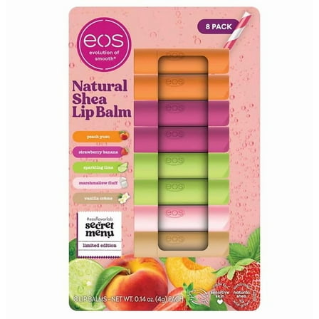 eos Secret Menu Lip Balm Stick, 8 pk./0.14 oz.