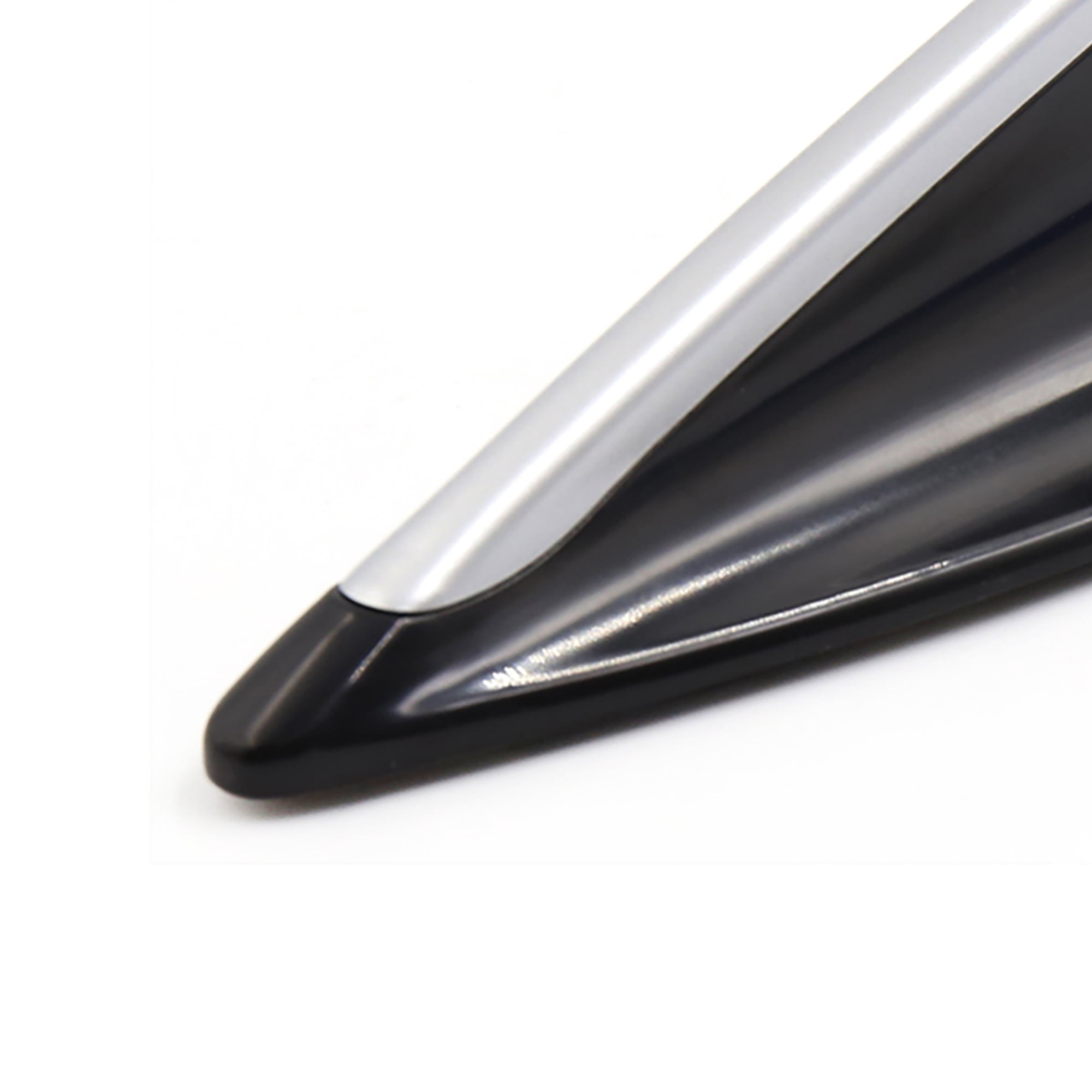 Unique Bargains Silver Black Dummy Decorative Roof Antenna for Car