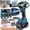 Brushless Professional Model, variant on 21V Max Brushless Cordless Impact Wrench Kit, 1/2 Drive Impact Gun with 6.0Ah Large Capacity Battery, Full Sockets & Drill Bits, Heavy-Duty Tool for Auto Repair, Construction & DIY
