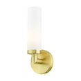 thumbnail image 4 of Livex Lighting 10103-91 Aero 1-Light Wall Sconce, Brushed Nickel, 4 of 5