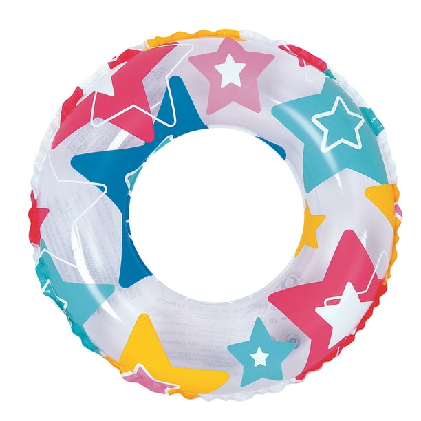 Pool Central 20 Inflatable Star Print Swimming Pool Inner Tube