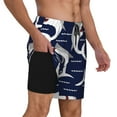 thumbnail image 3 of Daiia Angry Shark Mens Swim Trunks Swim Shorts Quick Dry Swim Shorts with Mesh Lining Pockets-X-Large, 3 of 9