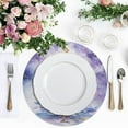 thumbnail image 4 of Ryvnso Christmas Tree Round Plate Mats Dining Table Placemat Set of 4 for Holiday Decoration, 4 of 7