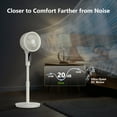 thumbnail image 3 of Oscillating Pedestal Fan, 43.3inch Adjustable Height Standing Fan,Air Circulator Fan,3 Modes, 3 of 10